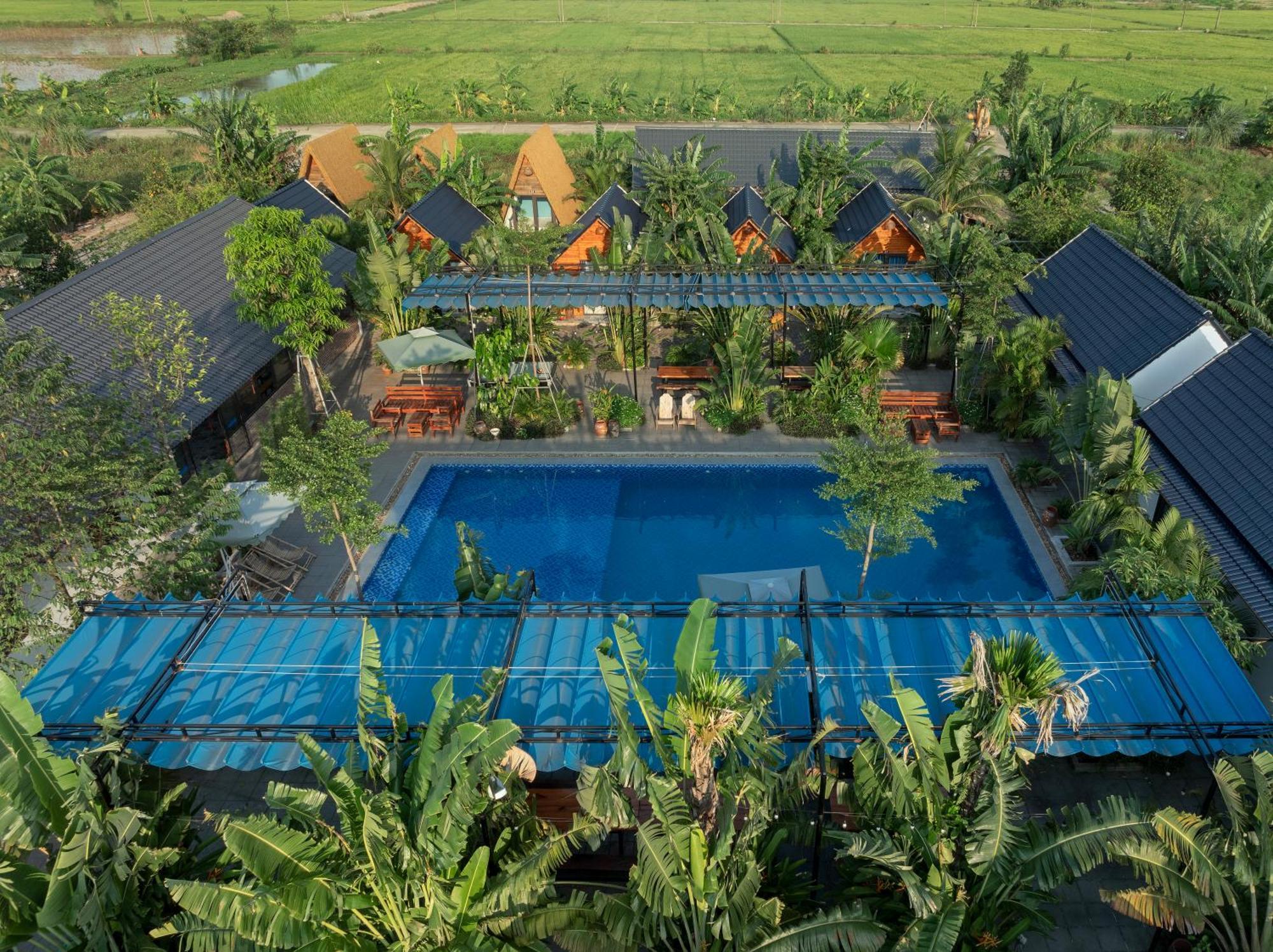 Tam Coc Forest Banana Retreat & Spa Ninh Bình Exteriör bild